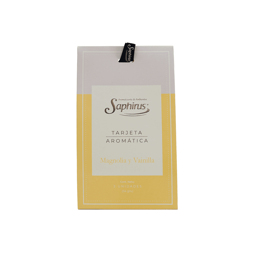 Tarjeta aromática magnolia & vainilla